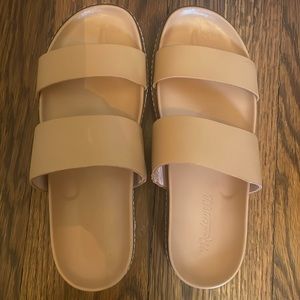 Madewell Charley Double Strap Slide Sandal size 7